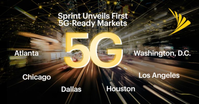 Sprint Unveils Six 5G-Ready Cities; Significant Milestone Toward Launching First 5G Mobile Network in the U.S.