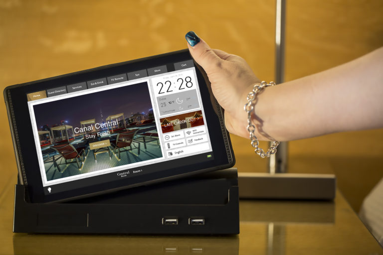 Canal Central Hotel Business Bay Installs Interactive In-room Digital Tablets