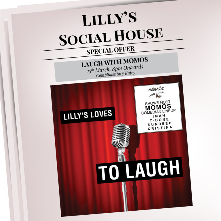 ‘Laugh with Momos’ at Lilly’s Social House in  Canal Central Hotel Business Bay