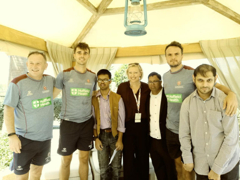 SPECIAL CORRESPONDENTS FOR WORLD GAMES ABU DHABI MEET UK’S SOMERSET CRICKET TEAM