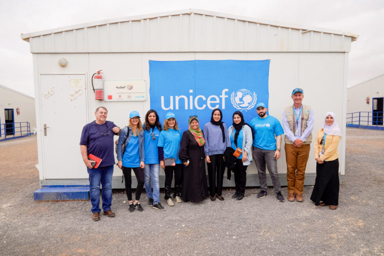 Central Hotels COO Joins UNICEF Delegation to Visit Azraq Refugee Camp in Jordan