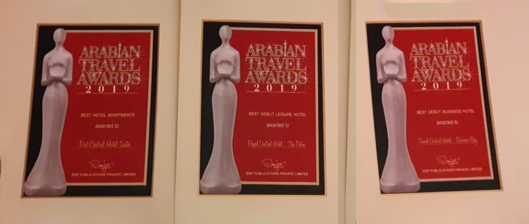 Central Hotels Scoops Top Honours at Arabian Travel Awards 2019