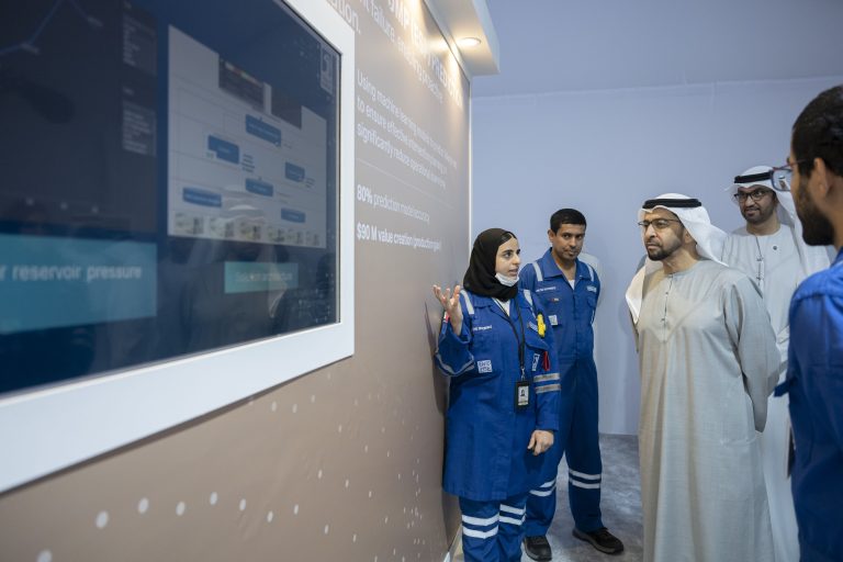 Hamdan bin Zayed visits Bu Hasa field, praises ADNOC’s efforts in employing AI in production processes