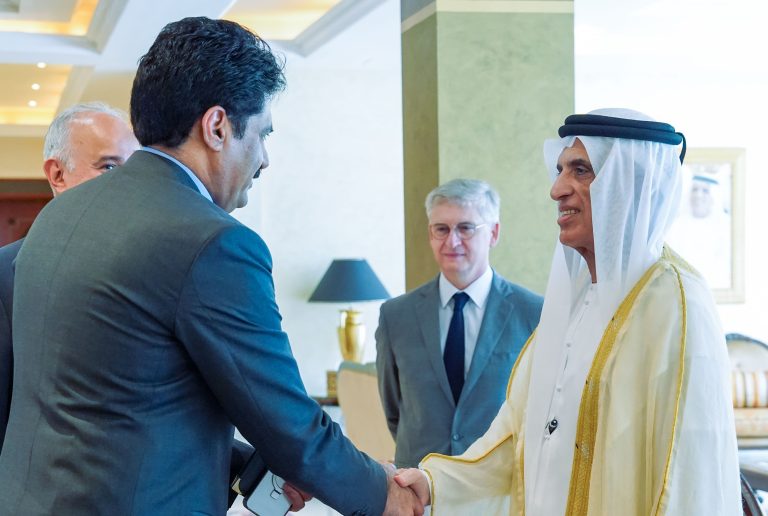 Ruler of Ras Al Khaimah receives Ambassador of Pakistan