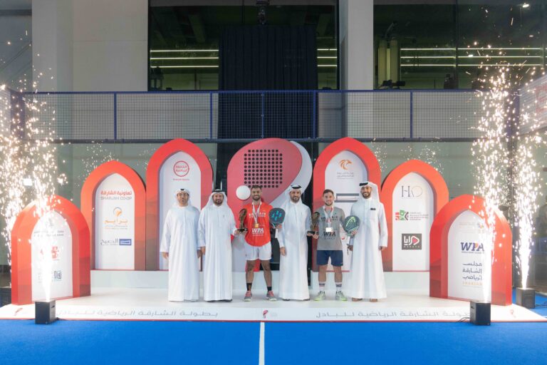 Sultan bin Ahmed crowns winners of Sharjah Padel Championship 2