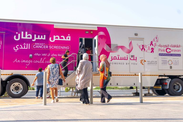 Pink Caravan champions health and community in Aljada